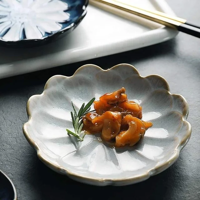 Japanese Lotus Dipping Dishes 4pc Option 2