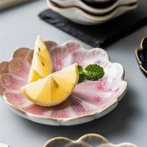 Japanese Lotus Dipping Dishes 4pc Option 2