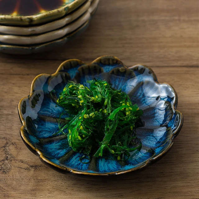 Japanese Lotus Dipping Dishes 4pc Option 1