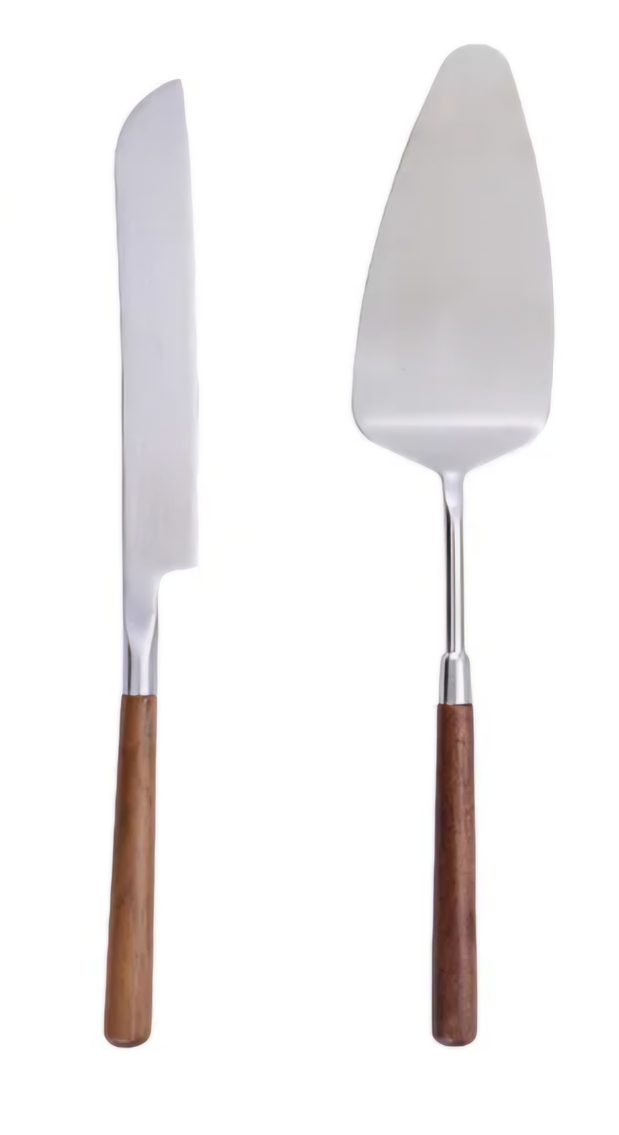 Wooden Cake Serving Set