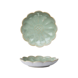 Japanese Lotus Dipping Dishes 4pc Option 2
