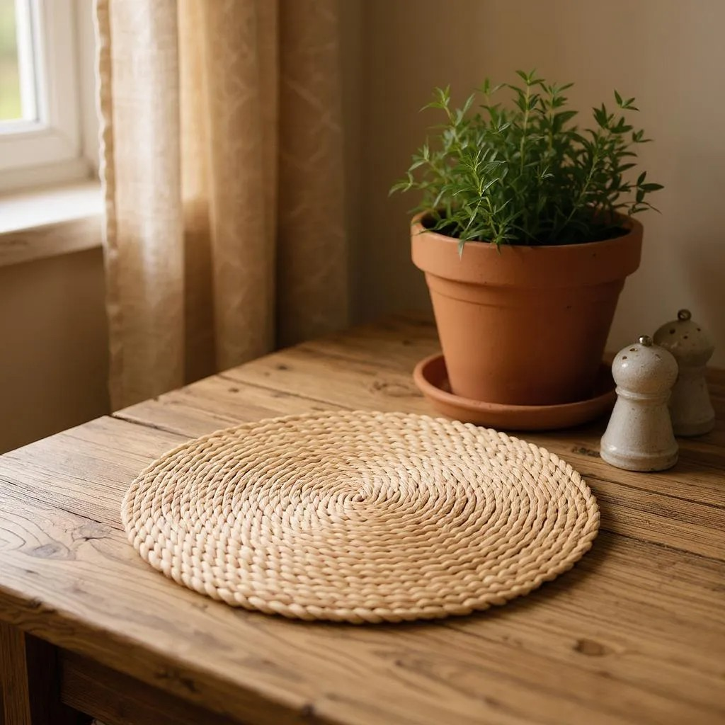 Nicolson Russell Light Rattan Placemats 2pc Set