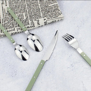 Louisiana Pistachio Green 16pc Cutlery Set
