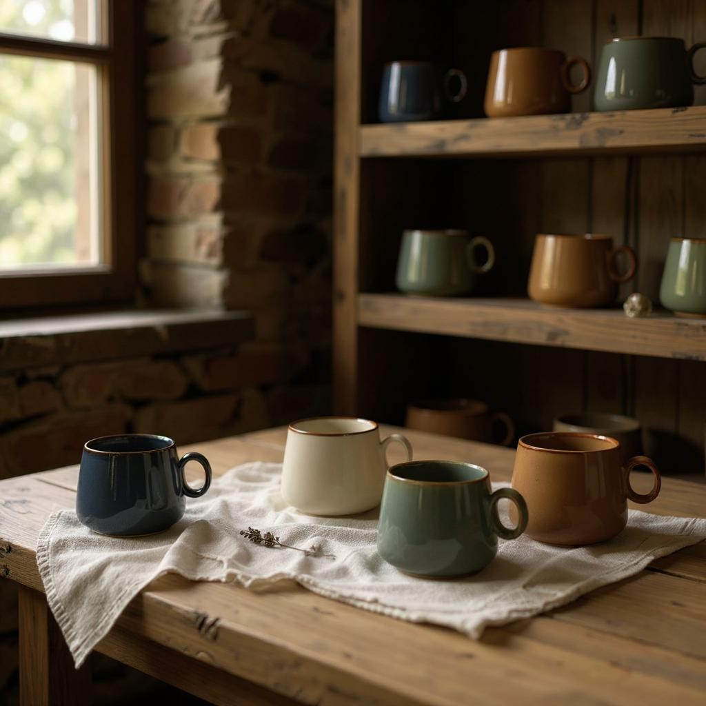 Nicolson Russell Yaobian Mug - Grey/Brown