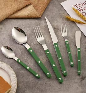 Louisiana Dark Green 16pc Cutlery Set