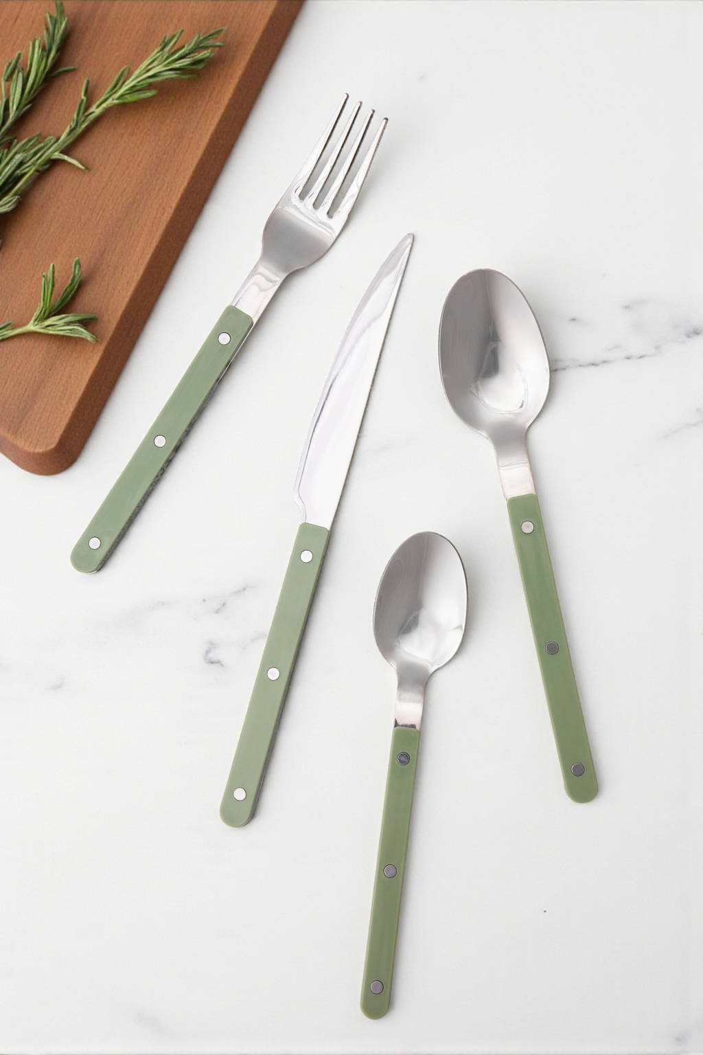 Louisiana Pistachio Green 16pc Cutlery Set