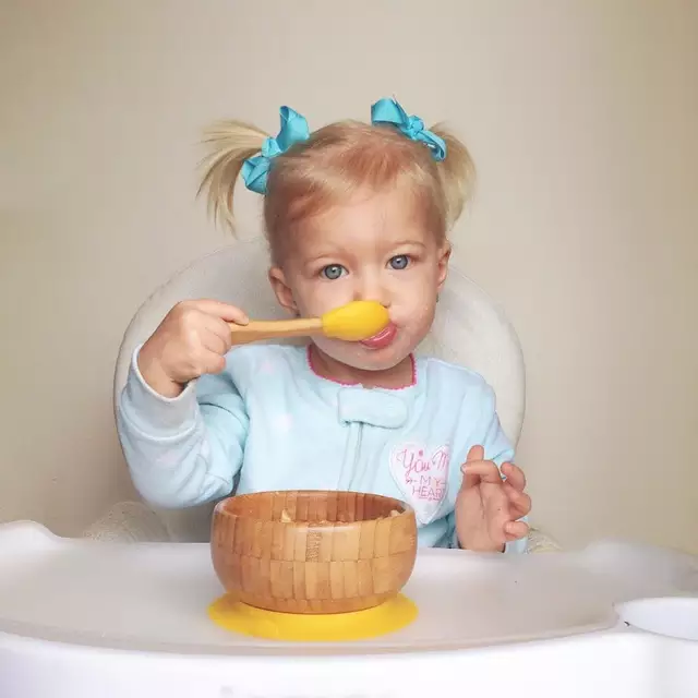 Bamboobino Toddlers Bowl Purple