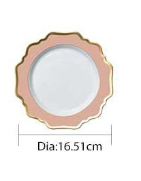 Versailles Rose 6.5" Bread Plates 4pc