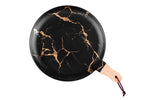 Kintsukuroi Large plate with Wooden Handle