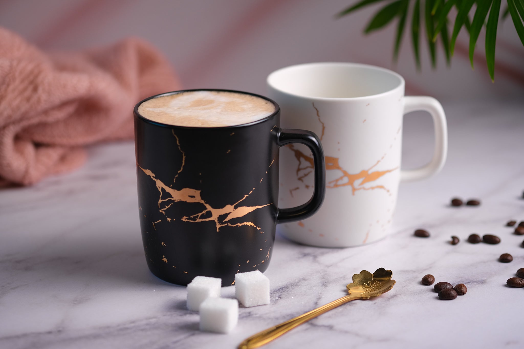 Kintsugi Breakfast Cup Black