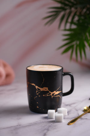 Kintsugi Breakfast Cup Black
