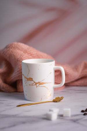 Kintsugi Breakfast Cup White