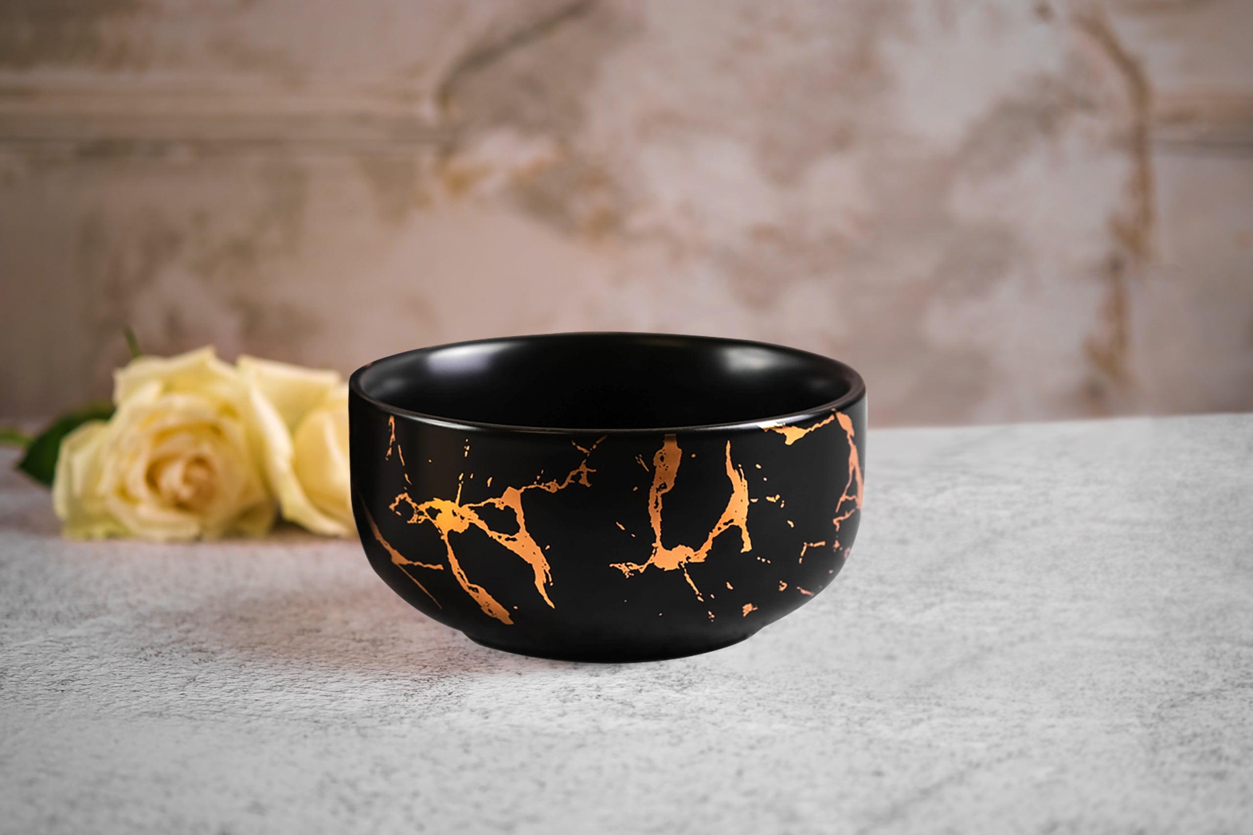 Kintsugi Large Bowl Black