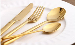 Sydney Gold 24pc Cutlery Set