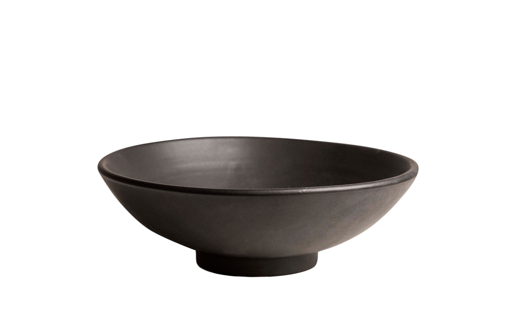 Dessert Bowl Black 19cms