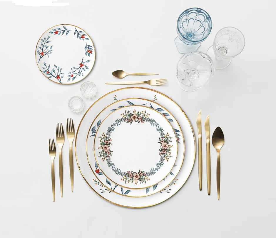 Kyoto 8 inch Dessert Plates 4pc Set