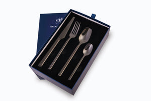 Malta Titanium Black Cutlery Set