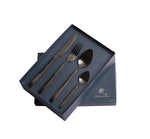 New York 16pc Cutlery Set Black