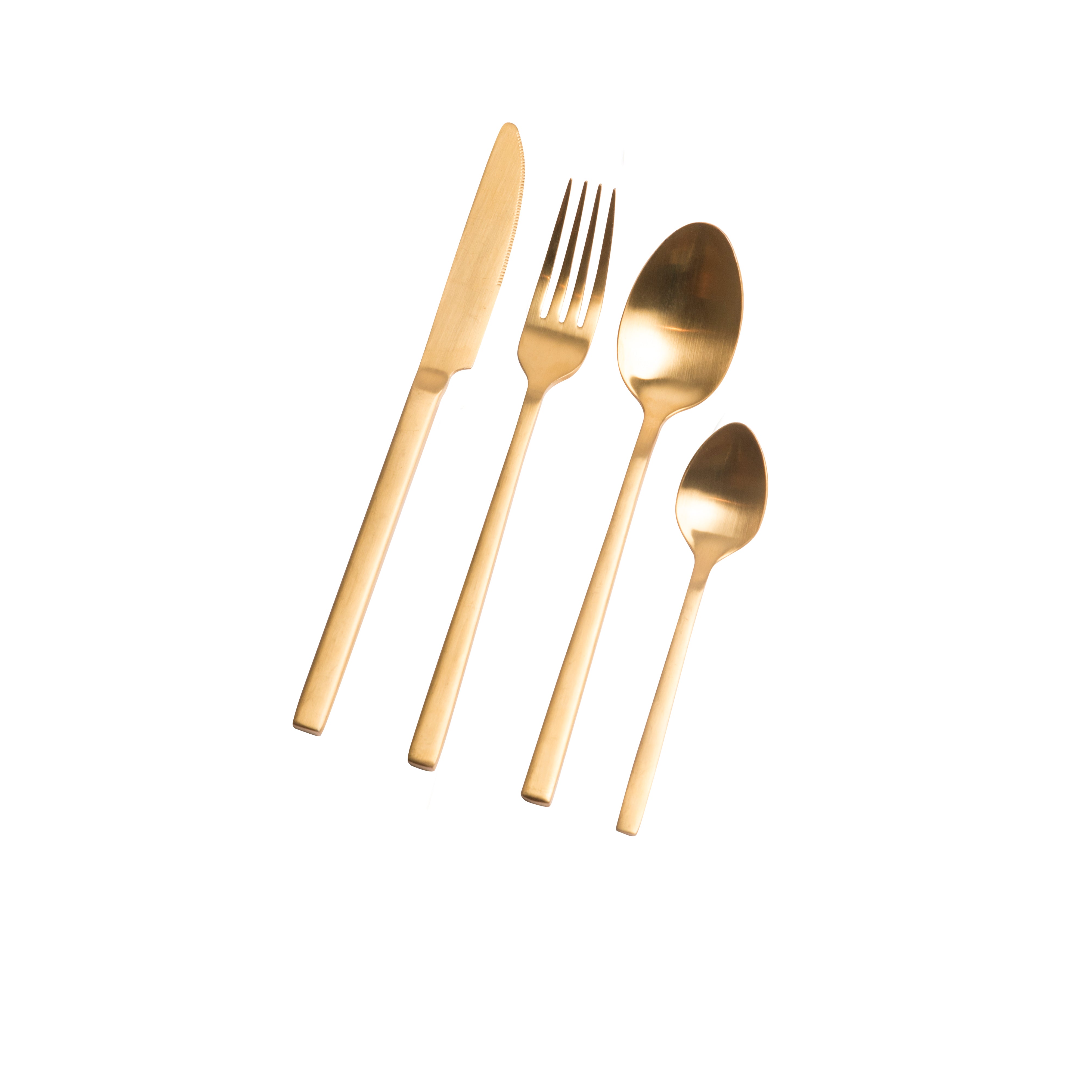 New York 16pc Cutlery Set Gold