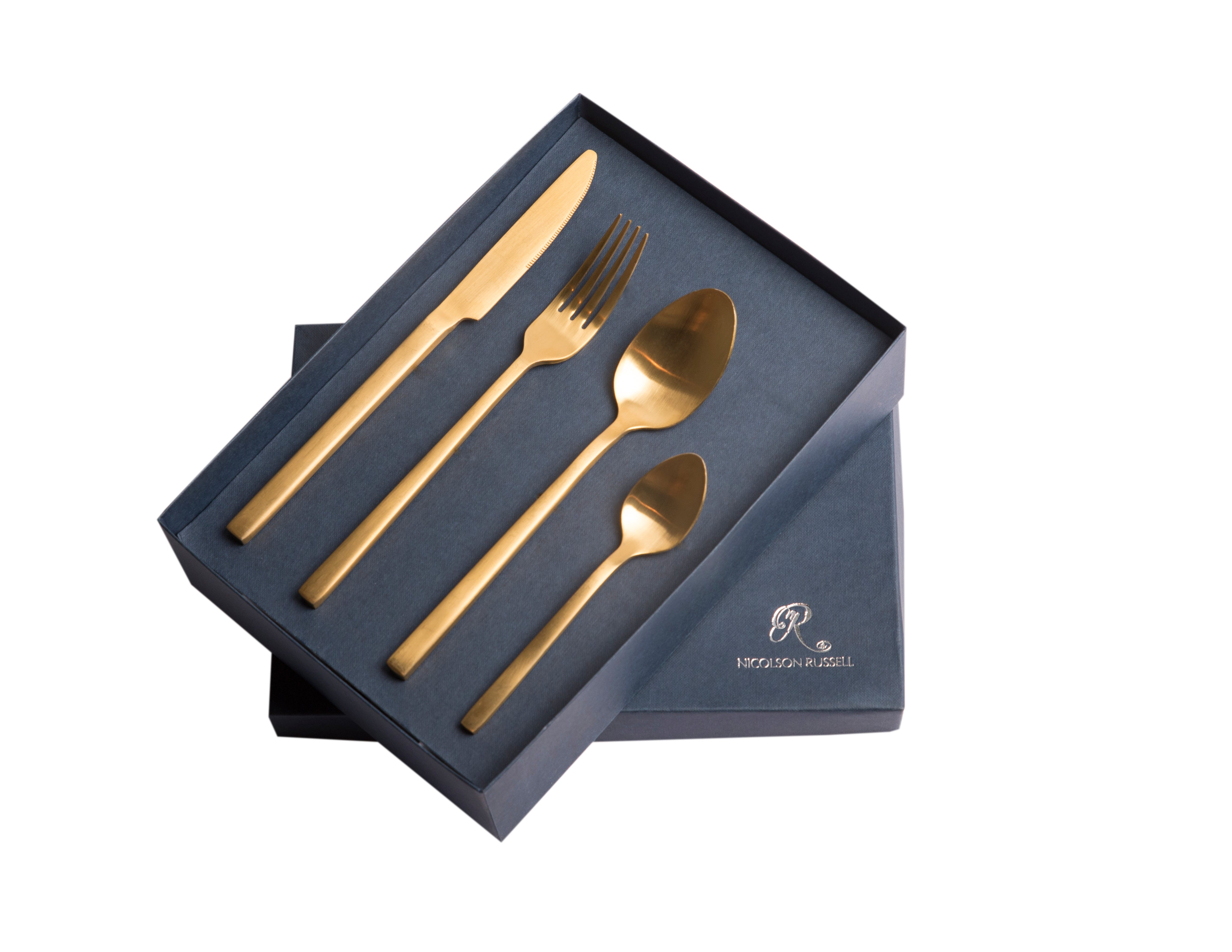 New York 16pc Cutlery Set Gold