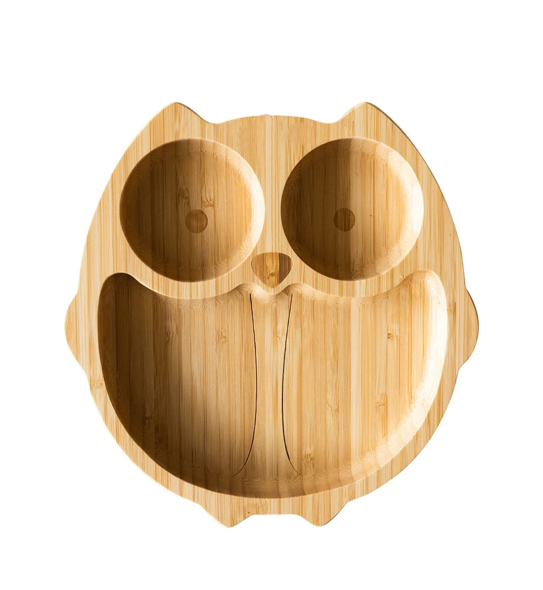 Bamboobino  -  Owl Baby & Toddler Plate Purple