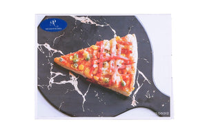 Kintsukuroi Round Pizza Plate White