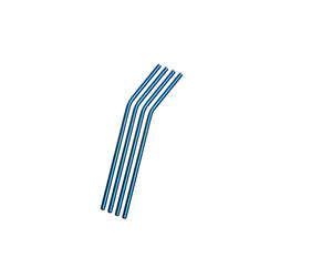 Stainless Steel Straws - Blue