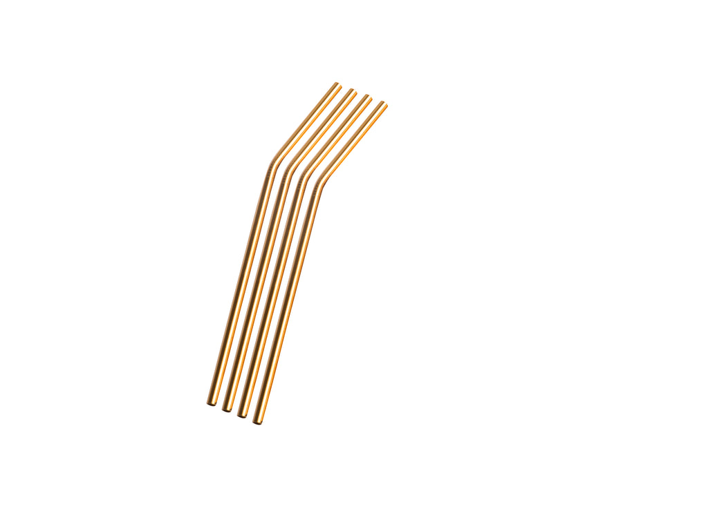Stainless Steel Straws - Gold