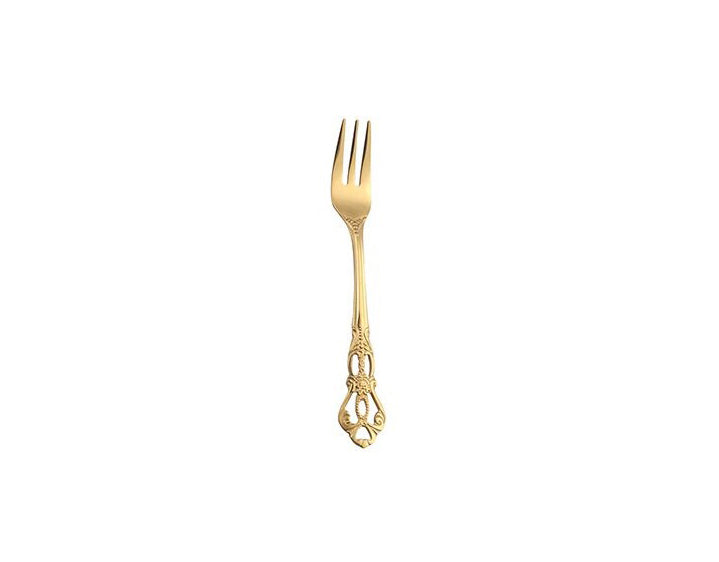 Vintage gold 6pc cake forks