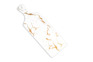 Kintsugi Long Pizza Plate white