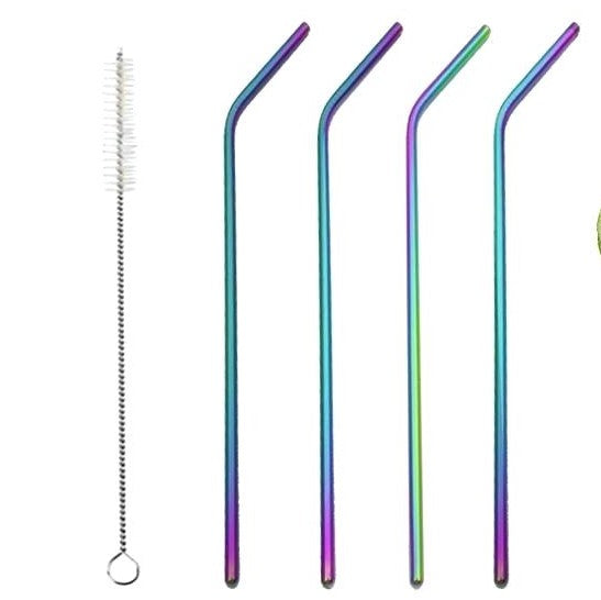 Stainless Steel Straws - Rainbow